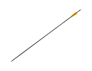 Strzała Poe lang z włókna szklanego 30" zestaw 5 szt. - czarny (D-065-B3)