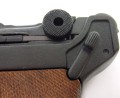 Pistolet Parabellum P08 Luger Long z drewnianymi okładzinami