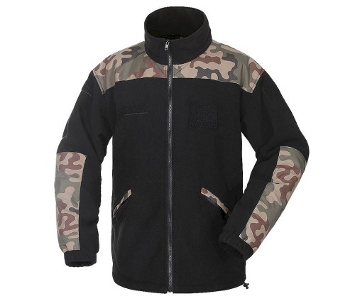 Bluza polarowa Texar GROM czarna/pl camo