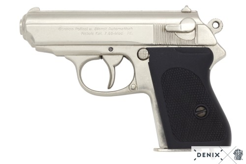 Pistolet Walther PPK niklowany