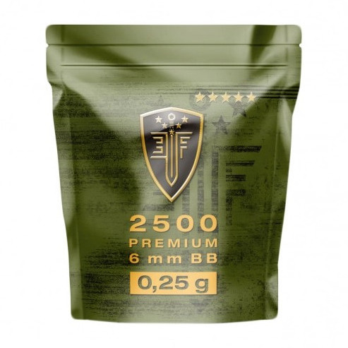 Kulki do ASG Elite Force Premium 0,25 g 6mm 2500 szt.